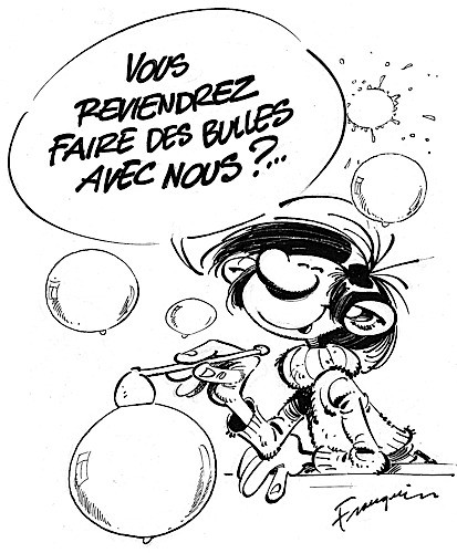 Même Gaston se fait à la lecture en réalité virtuelle !