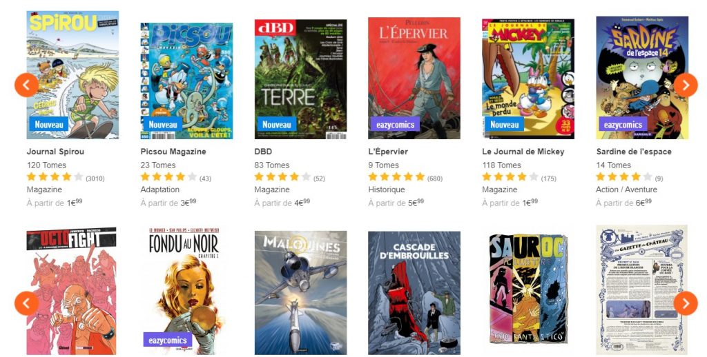 La bibliothèque des abonnés sera disponible sur l'application de lecture en réalité virtuelle d'Izneo.