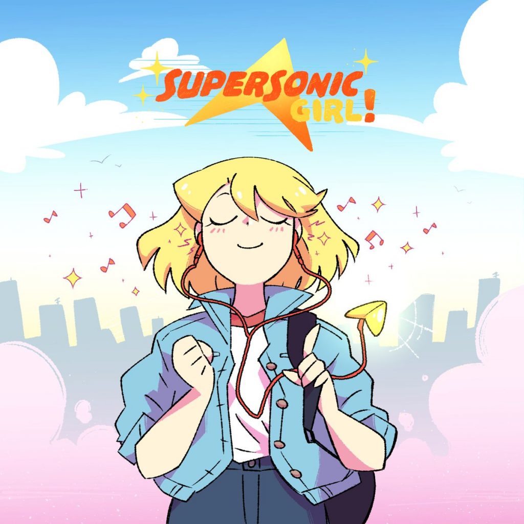 Sonia est l'héroïne du webtoon Supersonic Girl. Au pays des super-héros, la série se fait reine !