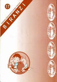 Le manga Biranzi avec une couverture aux teintes marrons et un dessin de deux enfants