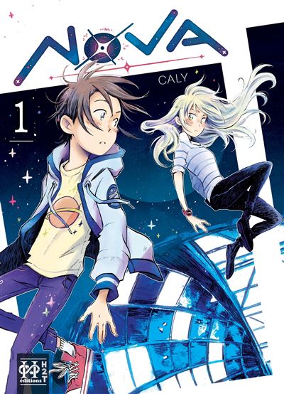 Nova et Rease, protagoniste de Nova, dans l'espace en train de flotter