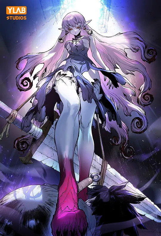 Une étrange femme de la bande dessinée Super String - Chronicles of a Parallel World en couleur