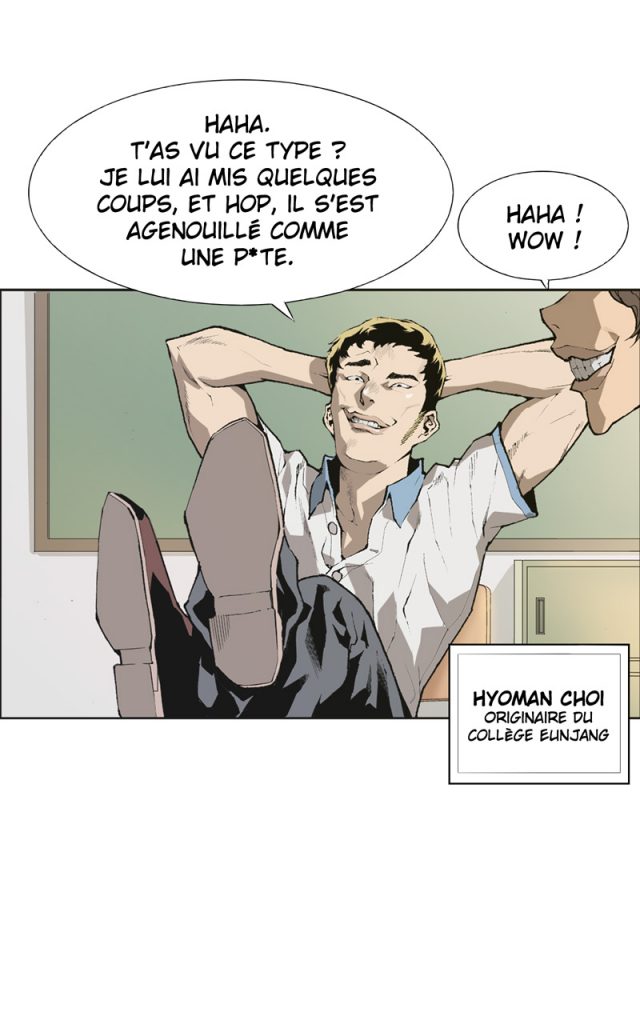 Le webtoon Héros Fragile