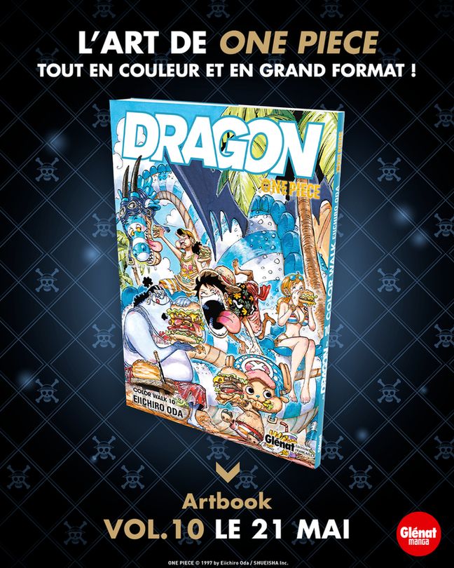 L'Art de One Piece : découvrez le artbook Color Walk Dragon, chez Glénat.