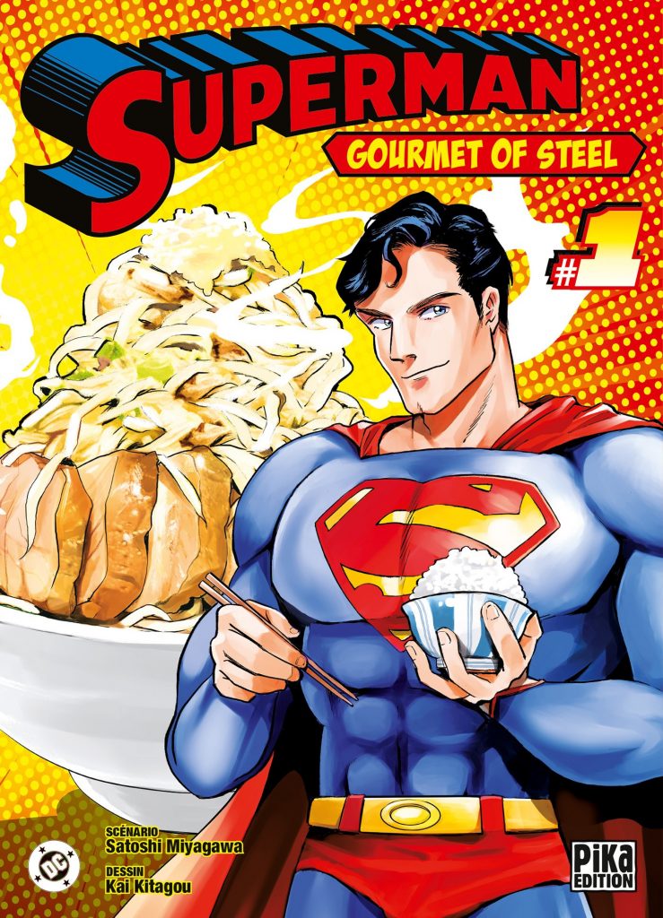 Le tome 1 de Superman – Gourmet of Steel sera disponible dès le 18 juin dans la collection Pika Seinen.