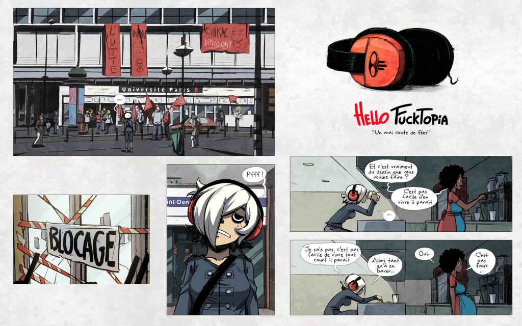 Extrait de Hello Fucktopia, par Maliki.