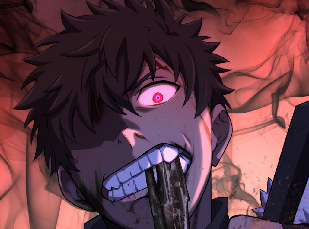 Monster Eater sur la plateforme Webtoons FR.