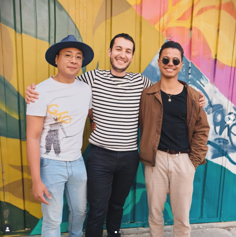 Les trois fondateurs de RAION Editions